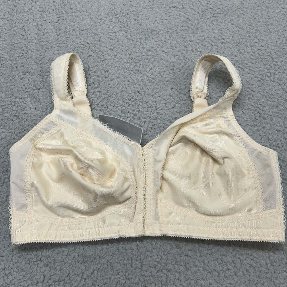 Playtex Bra 38D Full Coverage 4695 Comfort Strap With Front Closure